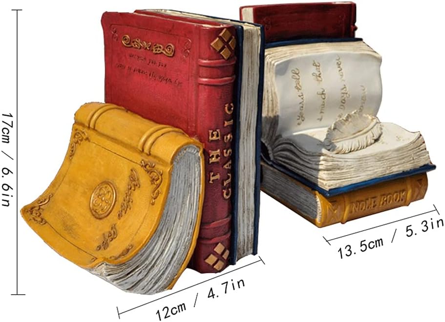 Royal Vintage Equestrian Fiber Bookends Set