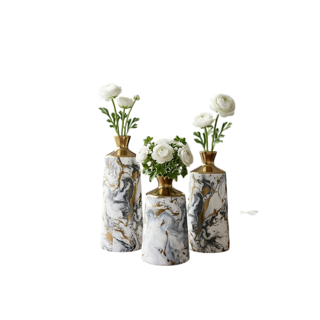 Chic Scandinavian Ceramic Vase for Stylish Home Décor