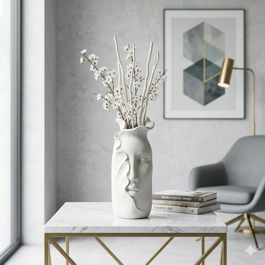 Elegant Nordic Ceramic Vase for Home Décor