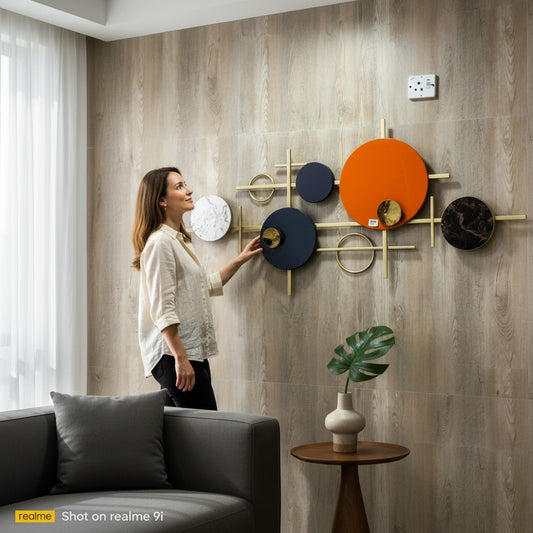 Modern Geometric Luxury Wall Art Décor