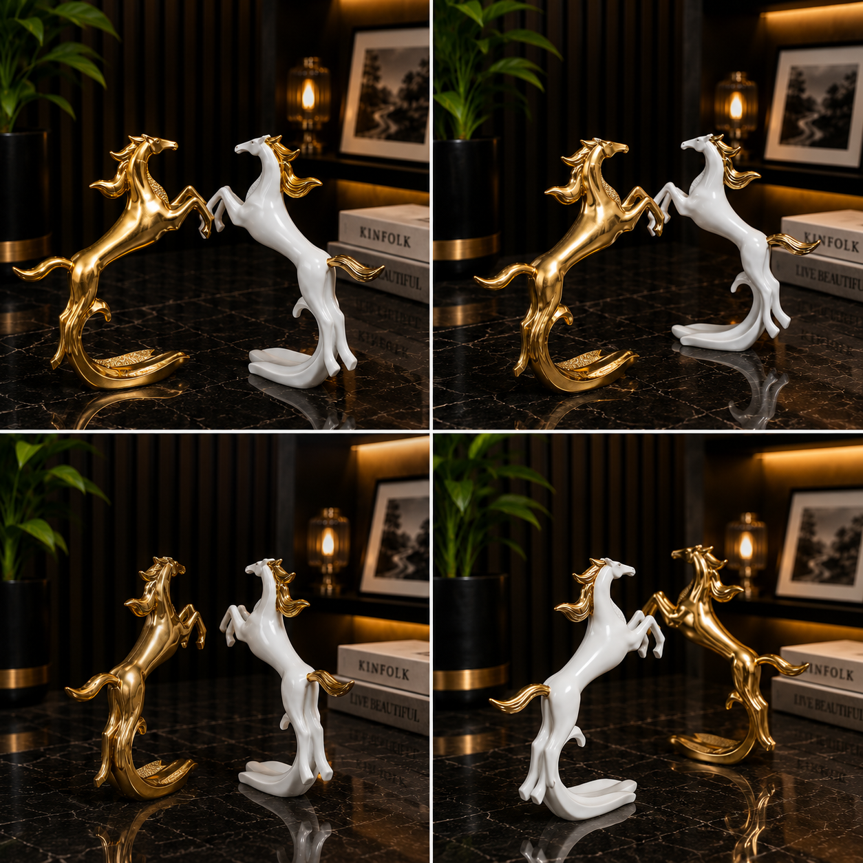 Classic Prestige Horse Rider Fiber Accent