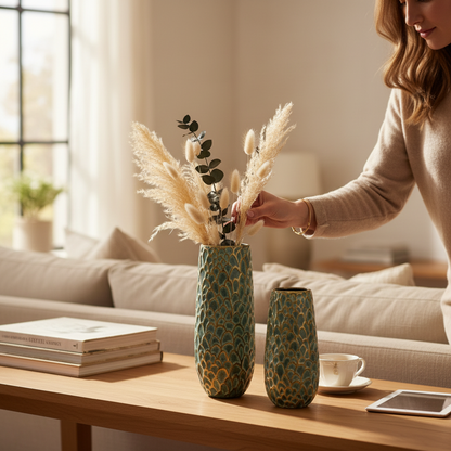 Elegant Nordic Style Ceramic Vase Contemporary Living Spaces
