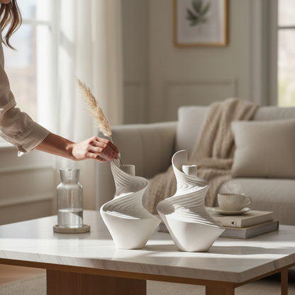 Artisan Nordic Inspired Ceramic Vase