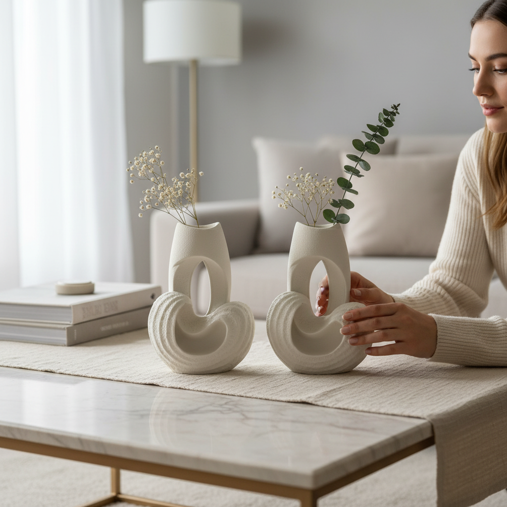 Modern Nordic Ceramic Decorative Vase