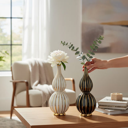 Modern Nordic Abstract Curve Decorative Ceramic Vase