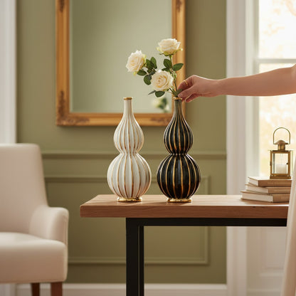 Modern Nordic Abstract Curve Decorative Ceramic Vase