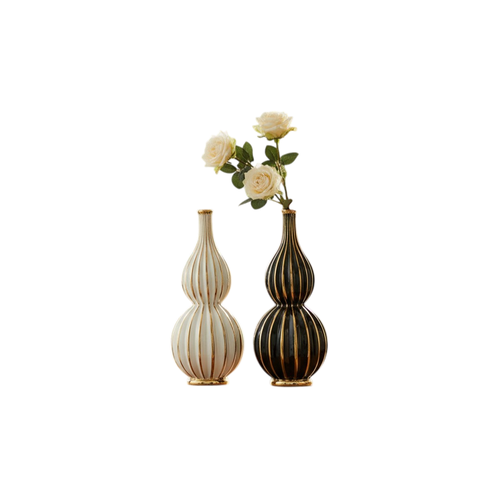Modern Nordic Abstract Curve Decorative Ceramic Vase
