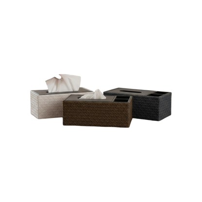 Modern Woven Texture Leader Tissue Box