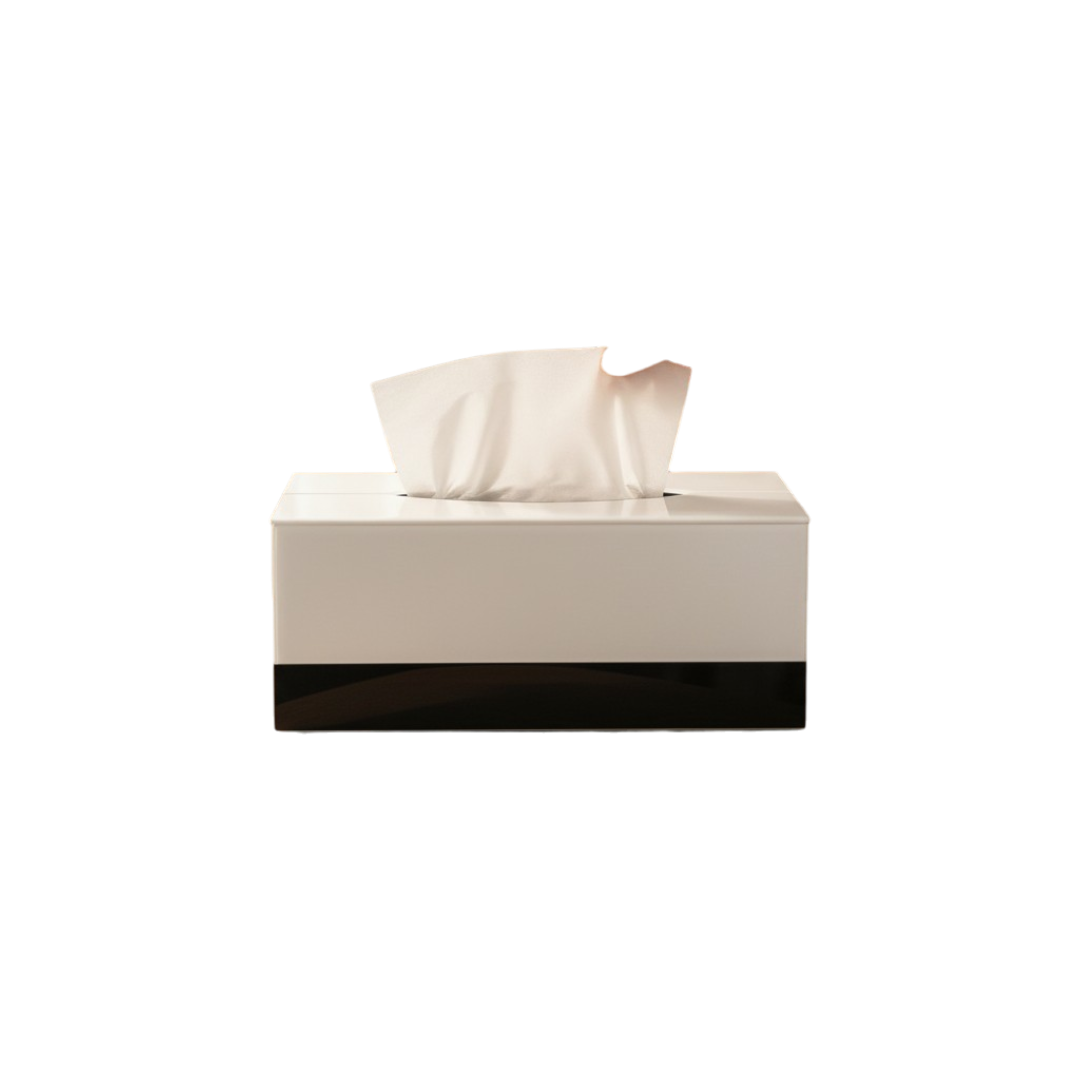 Elegant Rectangular Glass Tissue Box
