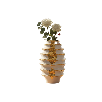 Nordic Inspired Abstract Ceramic Vase