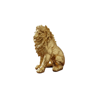 Royal Golden Lion Fiber Décor