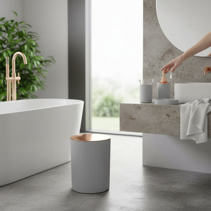 Luxe Matte Black Bathroom Set – 5 Pieces