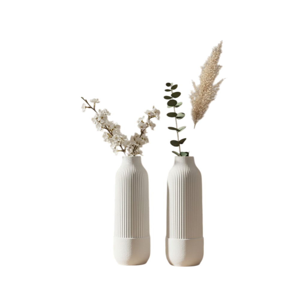 Nordic Serenity Ceramic Decorative Vase