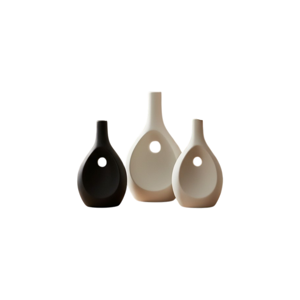 Scandinavian Modern Artistic Curve Statement Vase