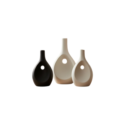 Scandinavian Modern Artistic Curve Statement Vase