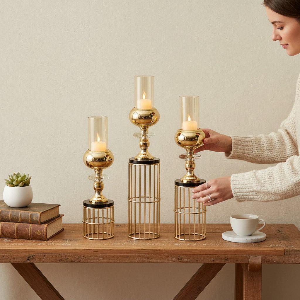 Enchanted Lotus Glow Candle Stand