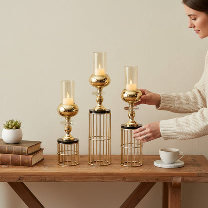 Enchanted Lotus Glow Candle Stand