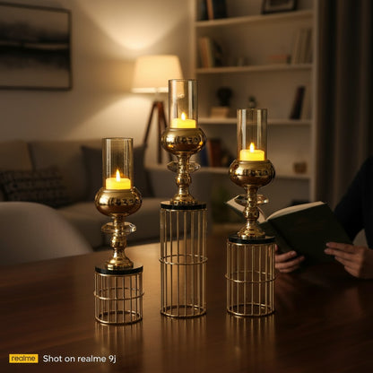 Enchanted Lotus Glow Candle Stand
