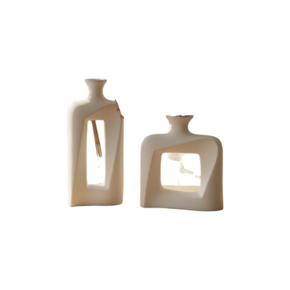 Scandinavian Minimal Hollow Curve Sculptural Vase