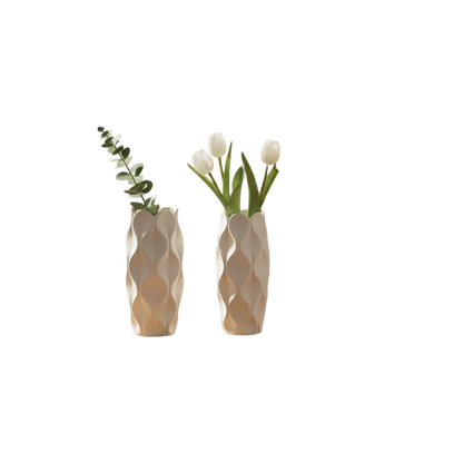 Scandinavian Elegant Abstract Loop Ceramic Vase