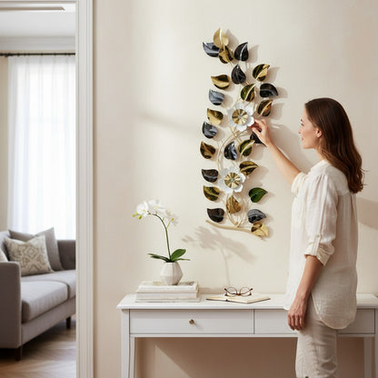 Modern Gold Garden Wall Art