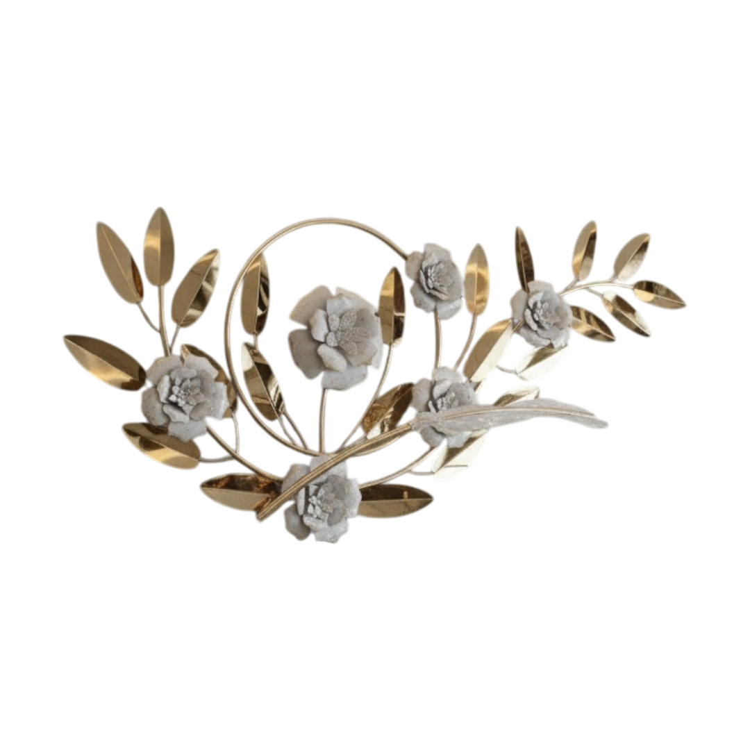Imperial Floral Ring Wall Sculpture