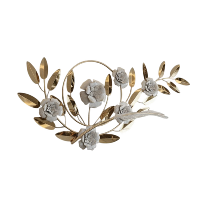 Imperial Floral Ring Wall Sculpture