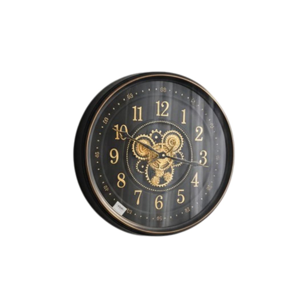 Industrial Luxe Moving Gear Clock