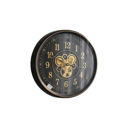 Industrial Luxe Moving Gear Clock