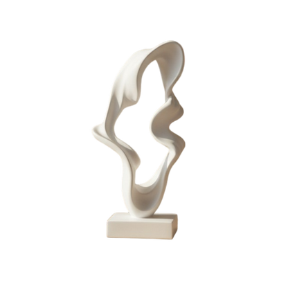 Classic Horse and Rider Fiber Decorative Accent