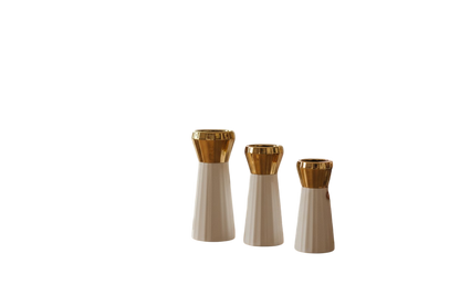 Scandinavian Modern Abstract Ring Ceramic Vase