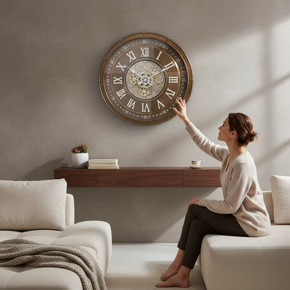 Steampunk Style Wall Clock