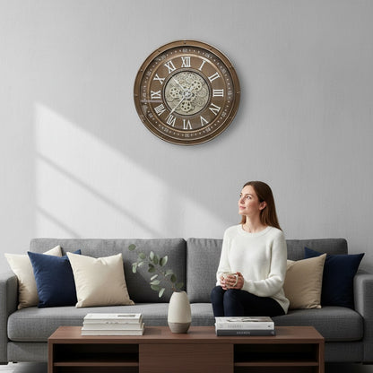 Steampunk Style Wall Clock