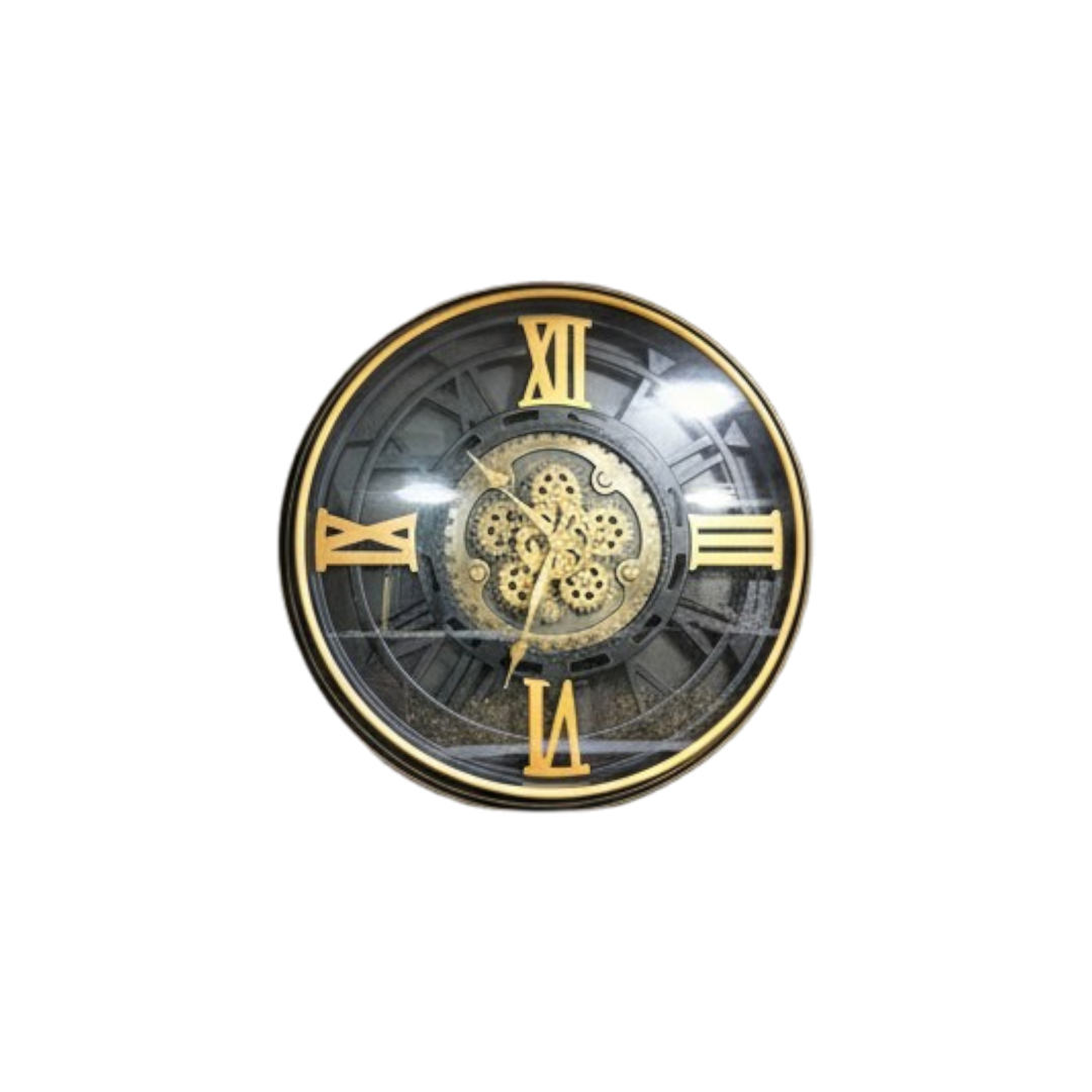 Classic Roman Gear Wall Clock