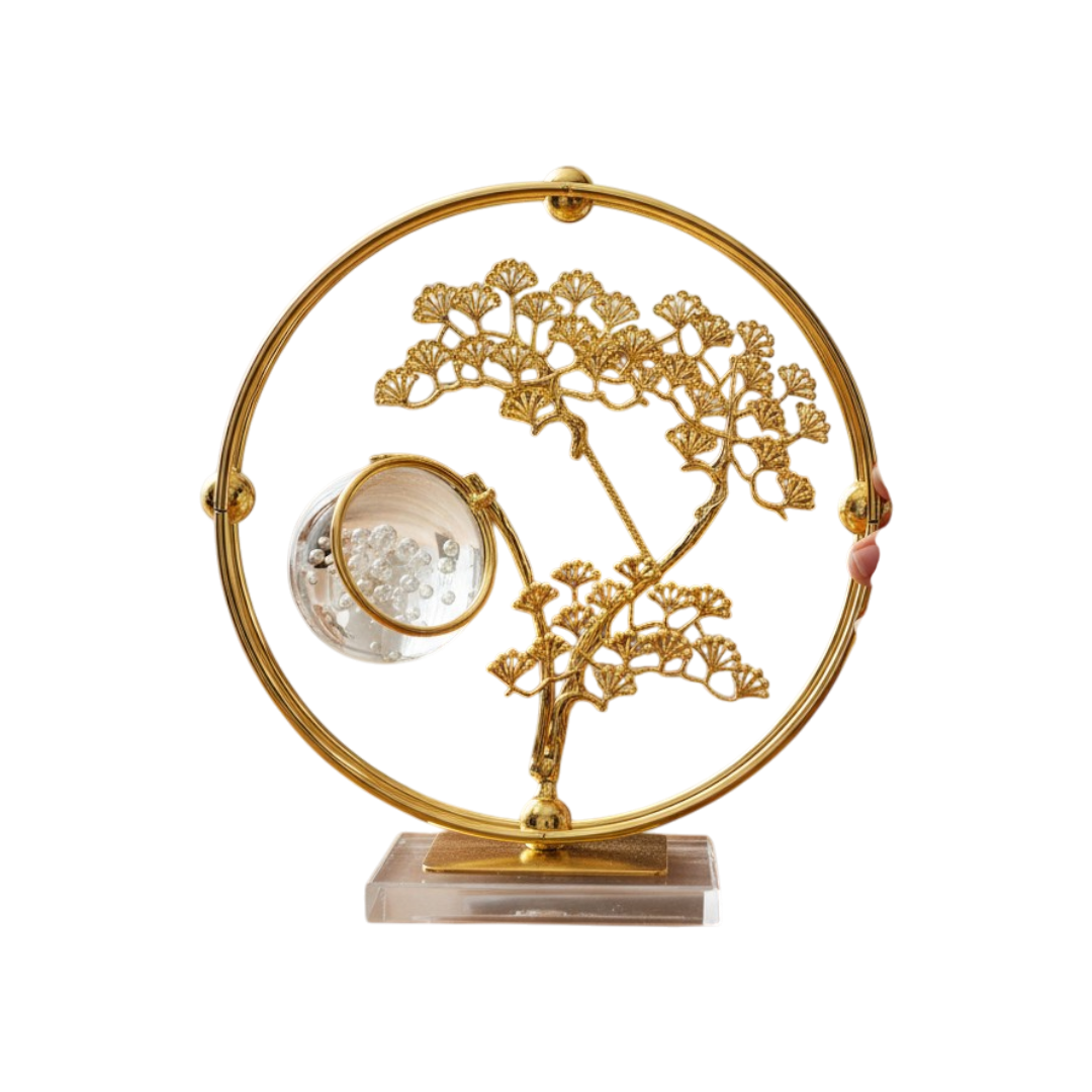 Crystal Tree of Life Orb Ornament