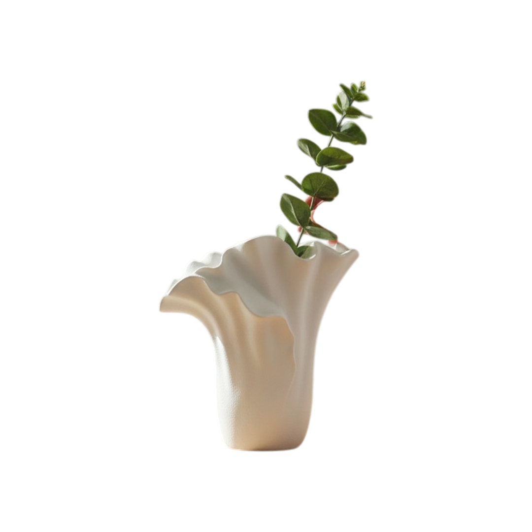 Nordic Modern Hollow Double Arc Decorative Vase