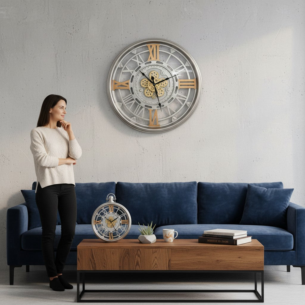 Antique Motion Gear Clock