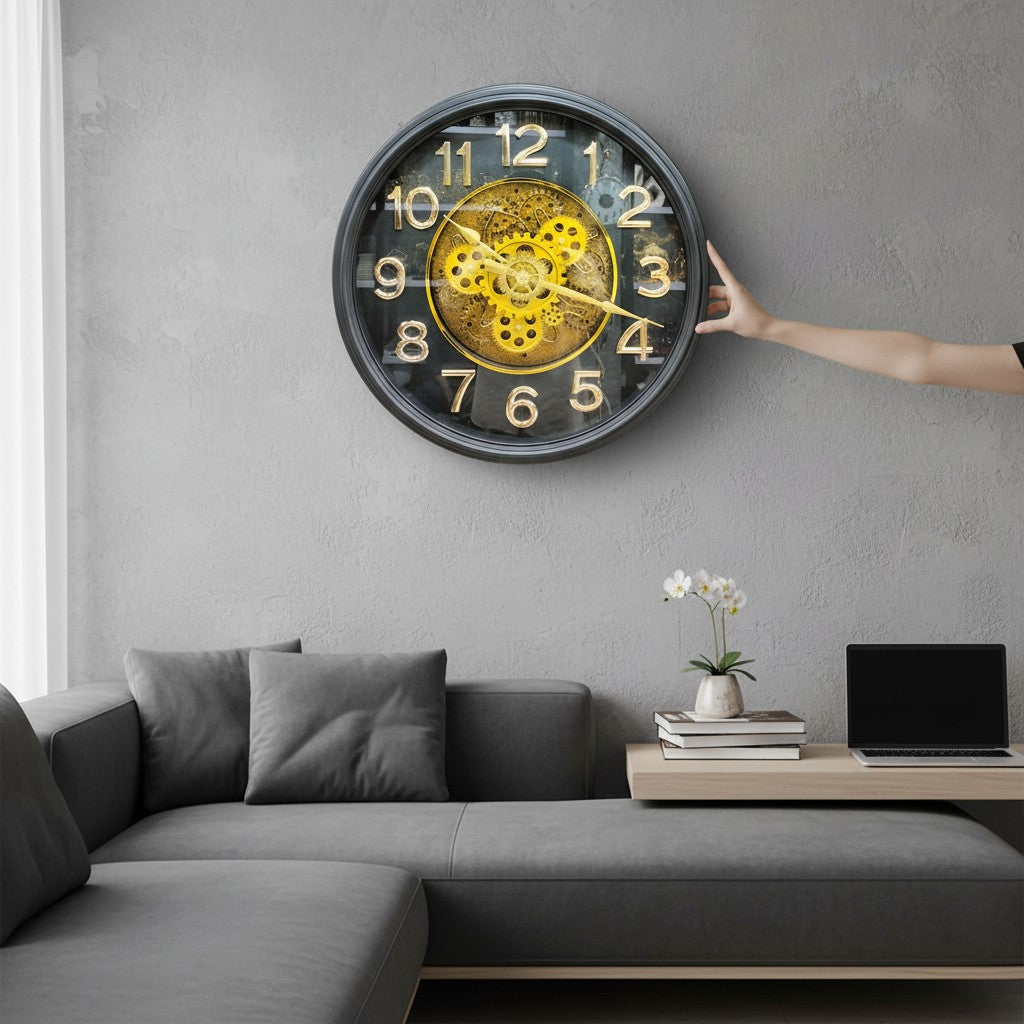 . Royal Vintage Gear Wall Clock