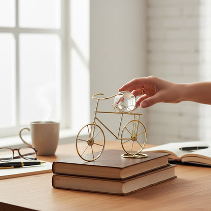 Elegant Golden Tree Orb Showpiece