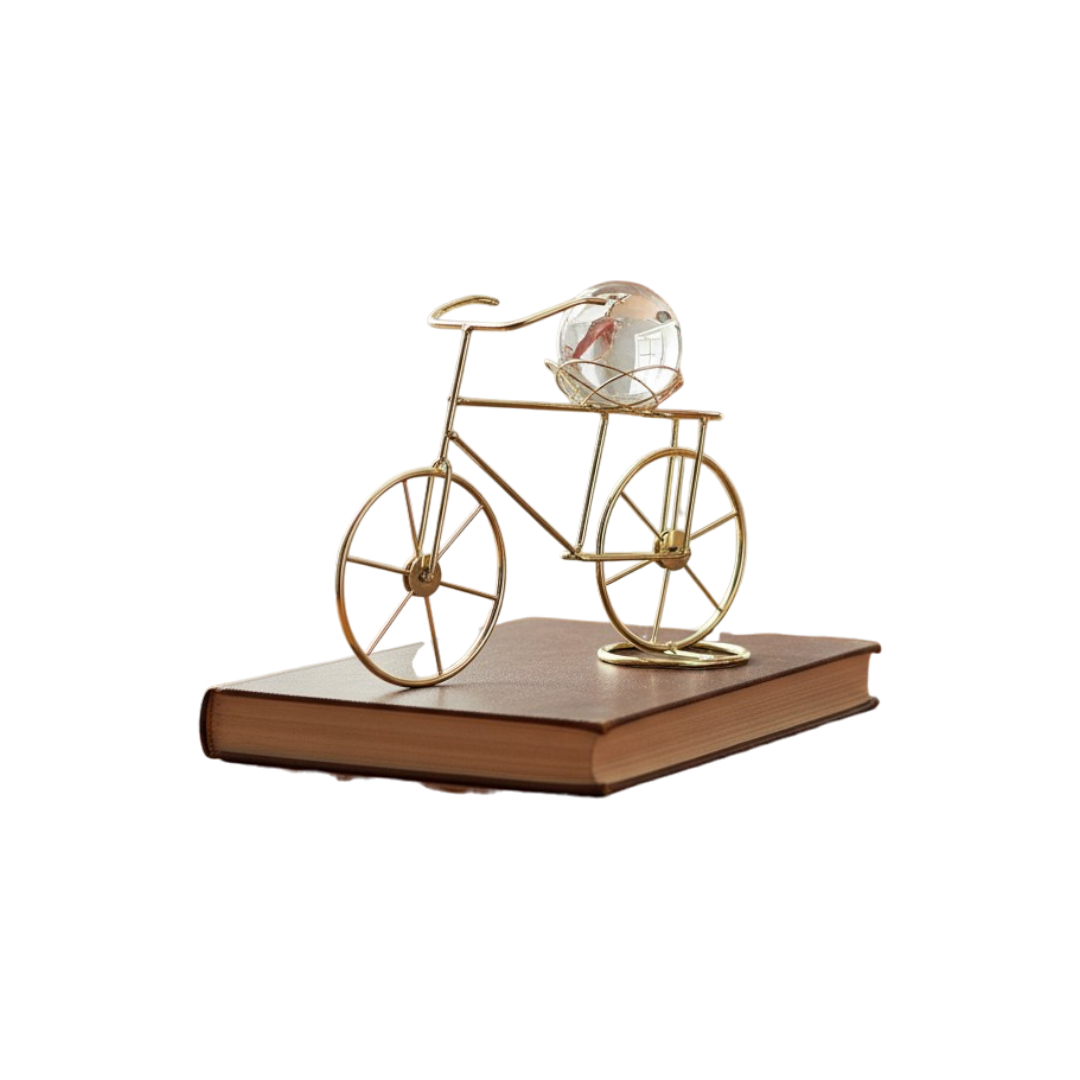 Elegant Golden Tree Orb Showpiece