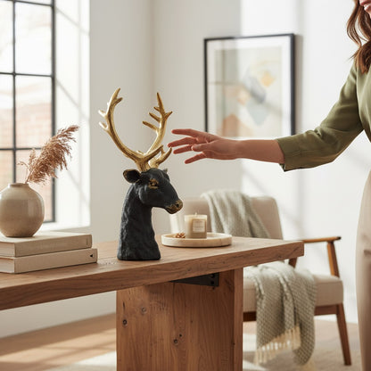 Refined Heritage Equestrian Fiber Sculpture