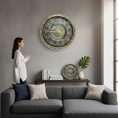 Imperial Steampunk Gear Wall Clock