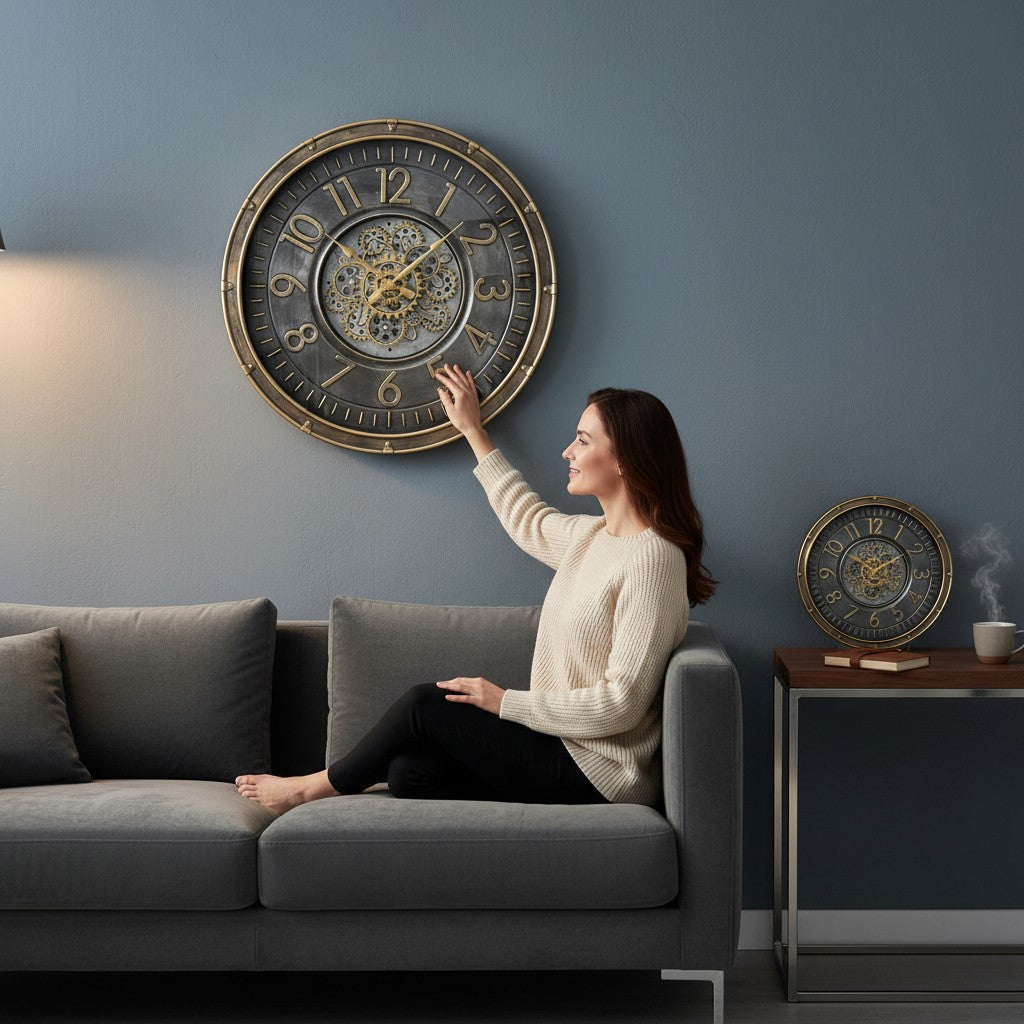 Imperial Steampunk Gear Wall Clock