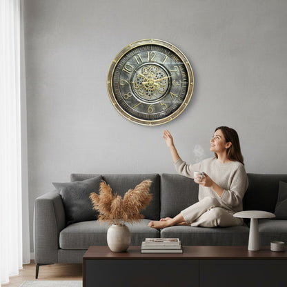 Imperial Steampunk Gear Wall Clock