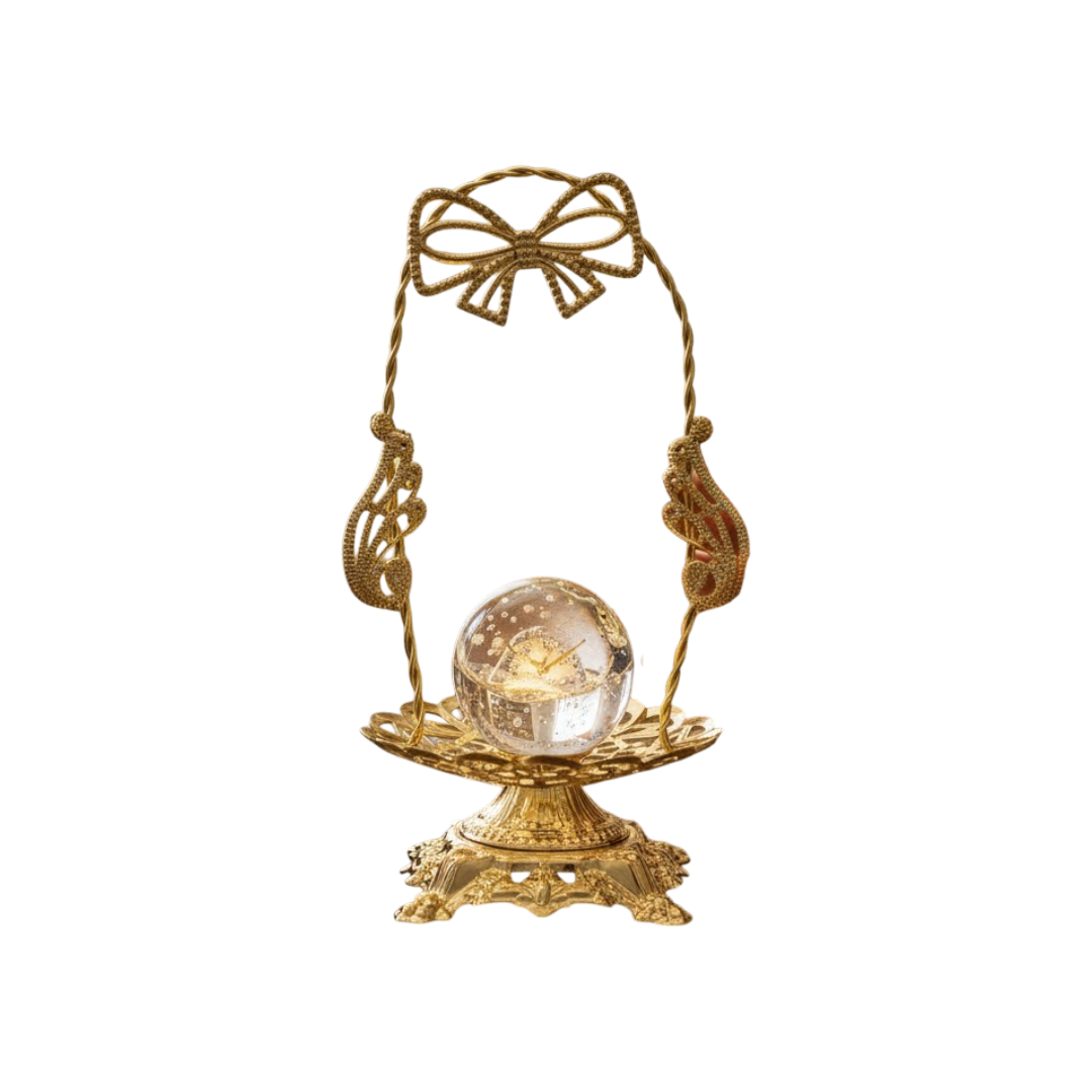 Artistic Crystal Globe Tree Stand
