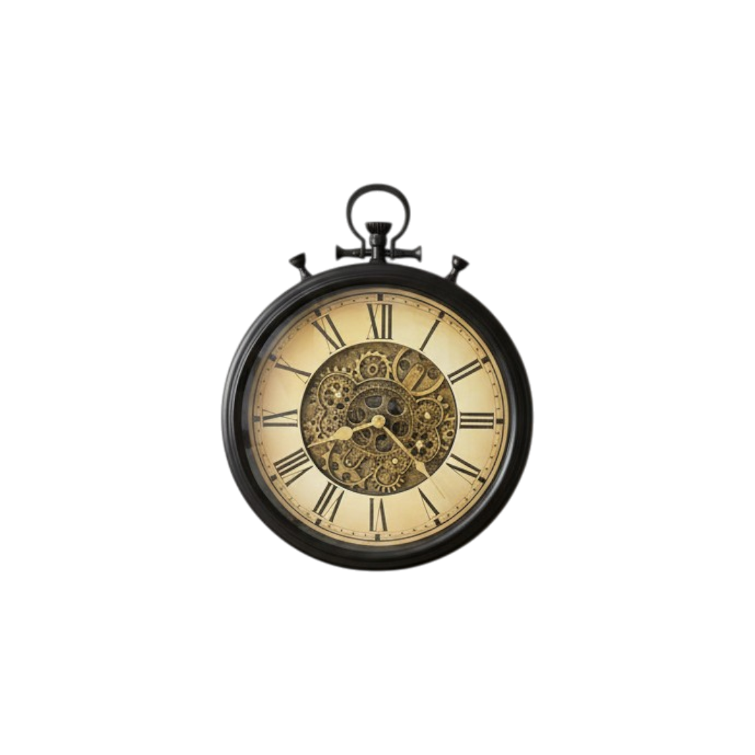 Grand Vintage Gear Master Wall Clock