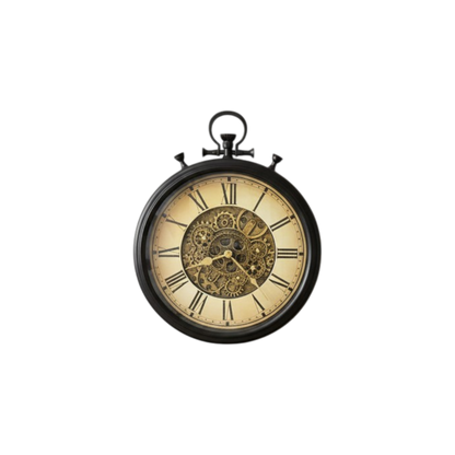 Grand Vintage Gear Master Wall Clock