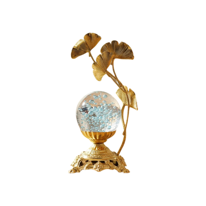 Golden Orbit Nature Sculpture