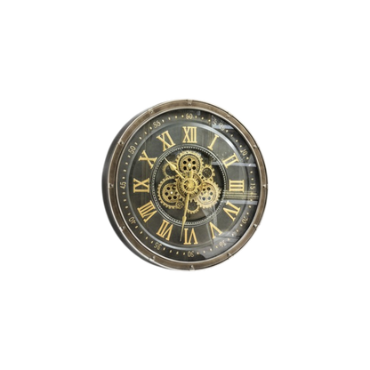 . Opulent Mechanical Art Wall Clock