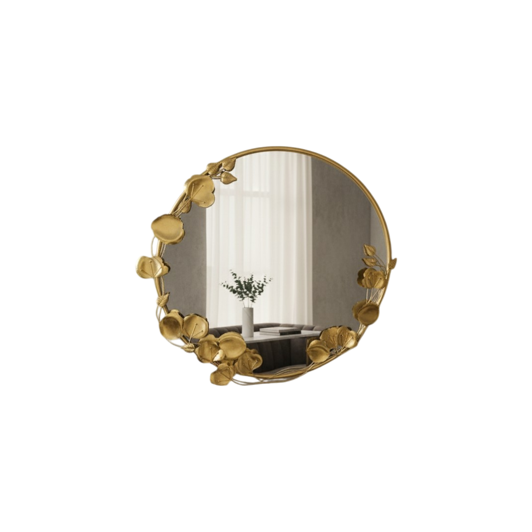 Golden Frame Statement Mirror